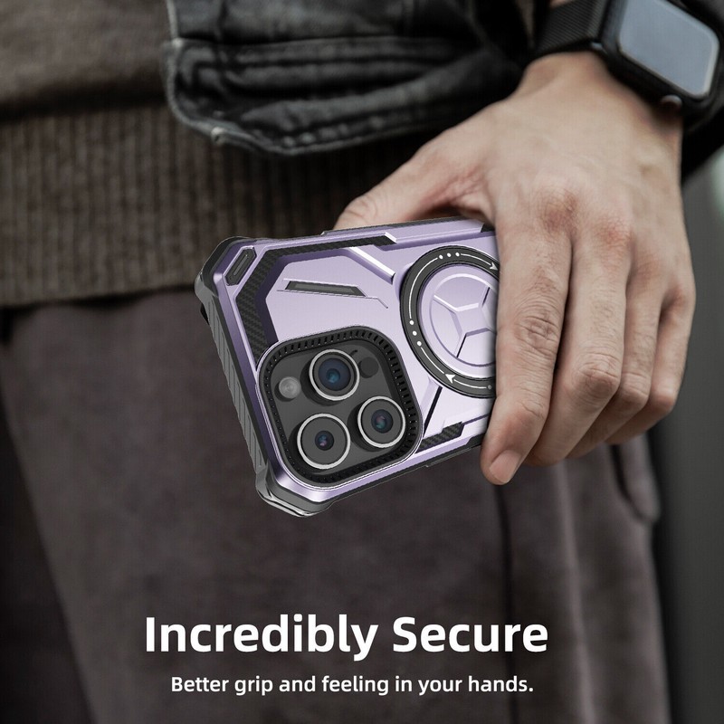 For iPhone 16 Pro Max 15 14 13 12 11 Heavy Duty Defender Case Belt Clip Holster gallery