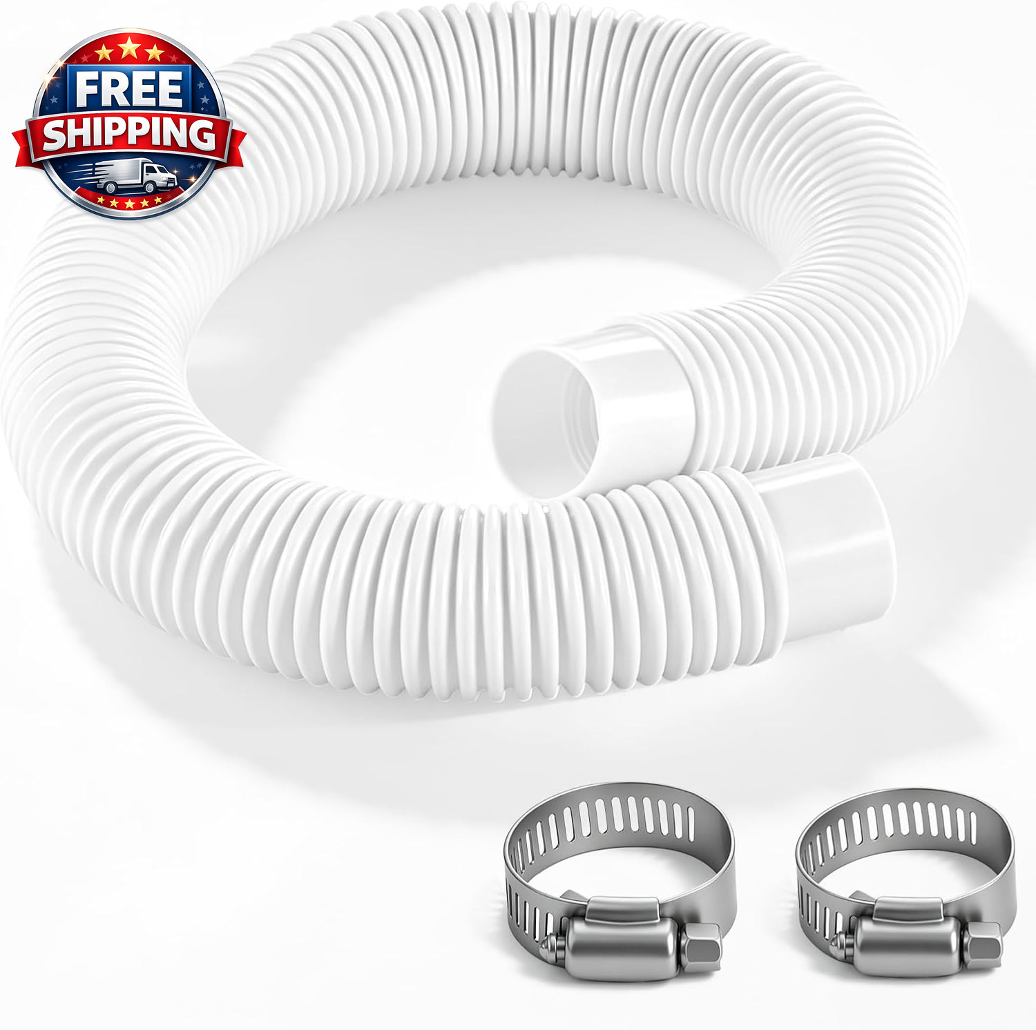 1.5" X 2' Plastic Return Suction Pool Hose, Fits for Summer Waves SFX1000 SFX150 gallery