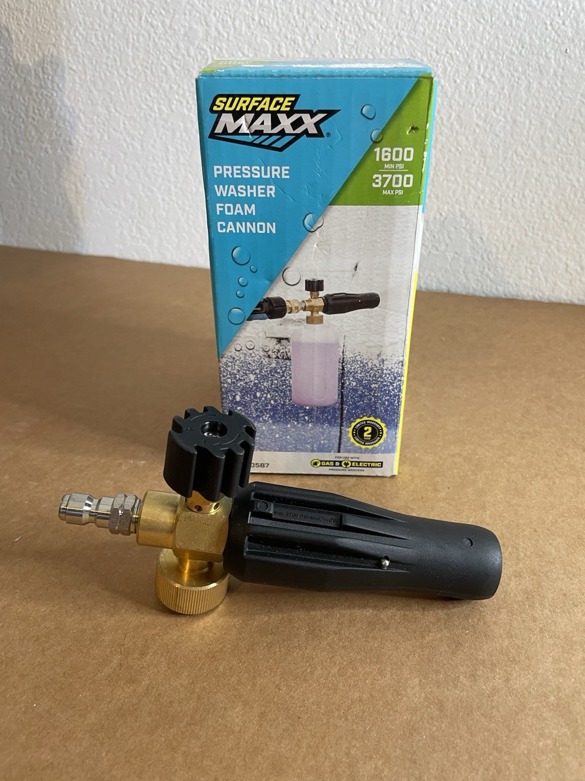 SurfaceMaxx Pro Foam Cannon Car Pressure Washer 3700 PSI - Nozzle Only gallery