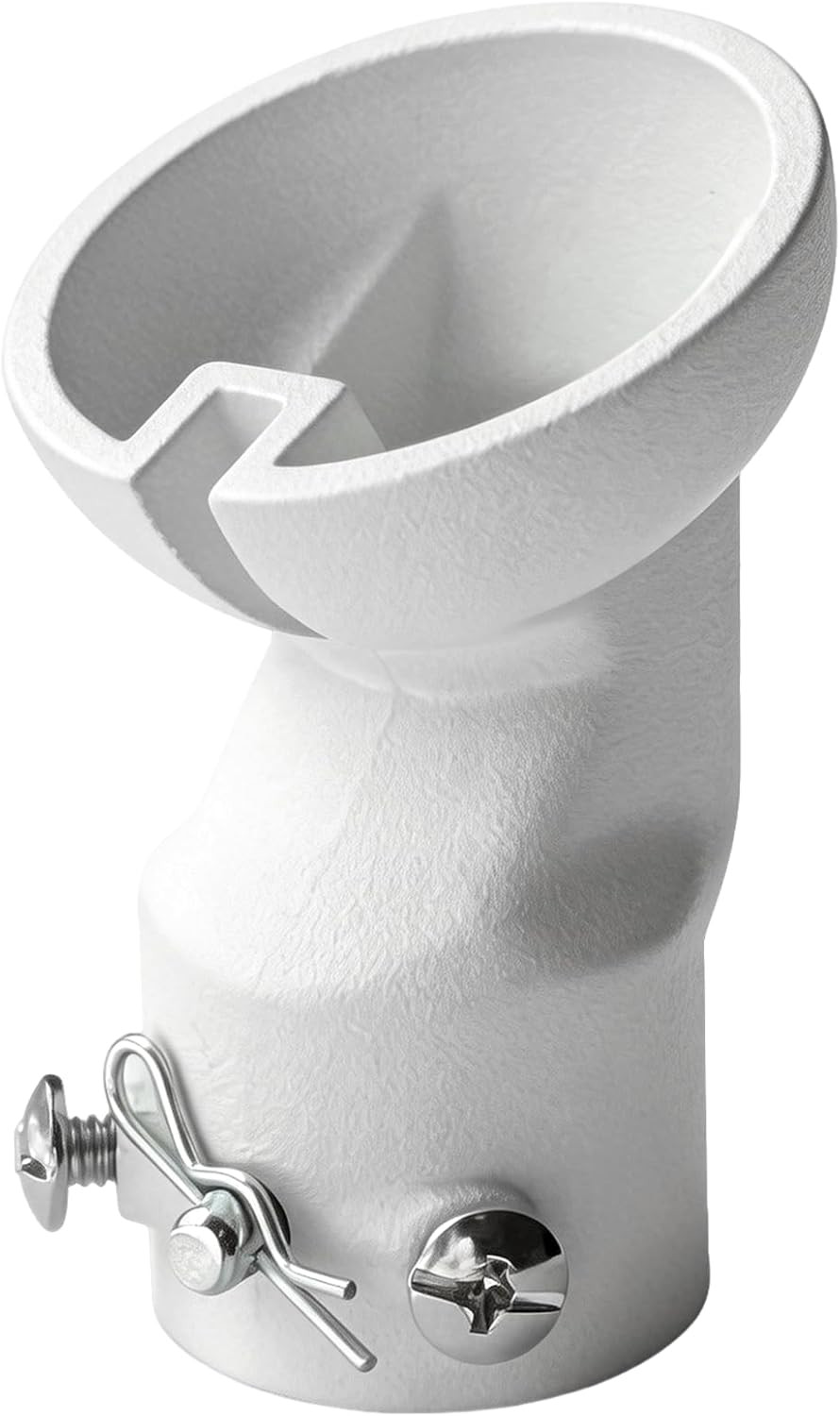 Universal Ceiling Fan Adapter for Angled Ceilings up to 45° - White gallery