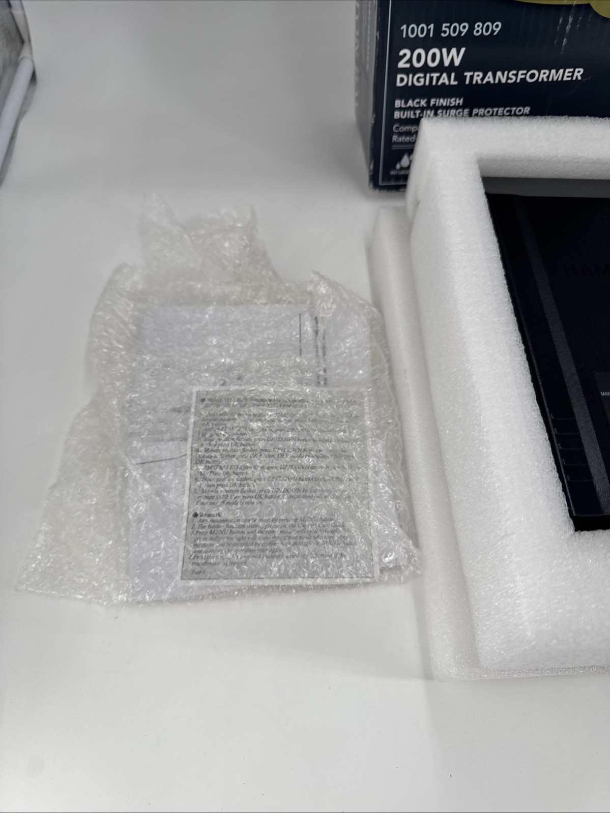 HAMPTON BAY 200W Low Voltage Digital Transformer BLACK Finish (1001 509 809) gallery