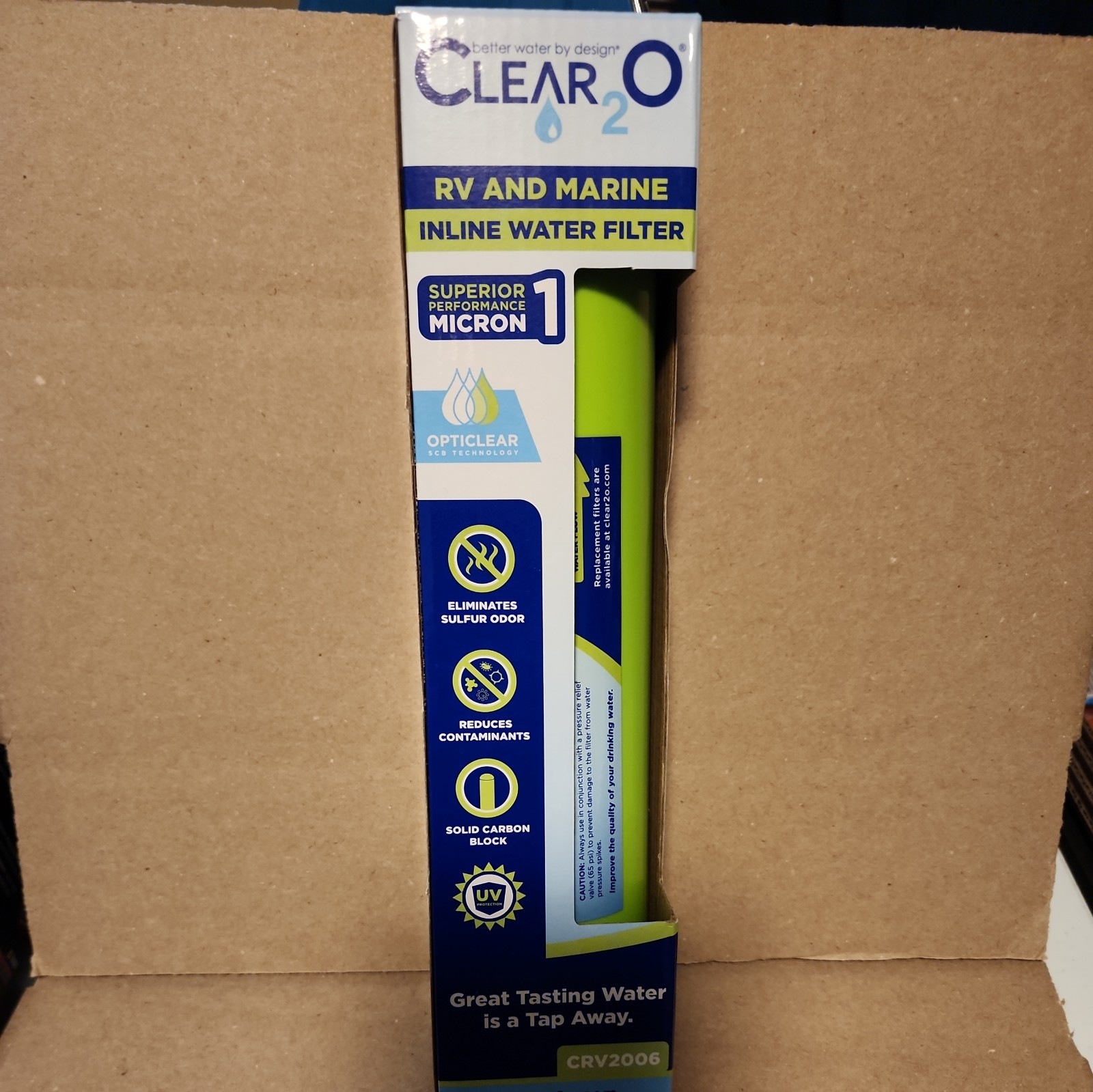 Clear2O CRV2006 RV and Marine Inline Water Filter gallery