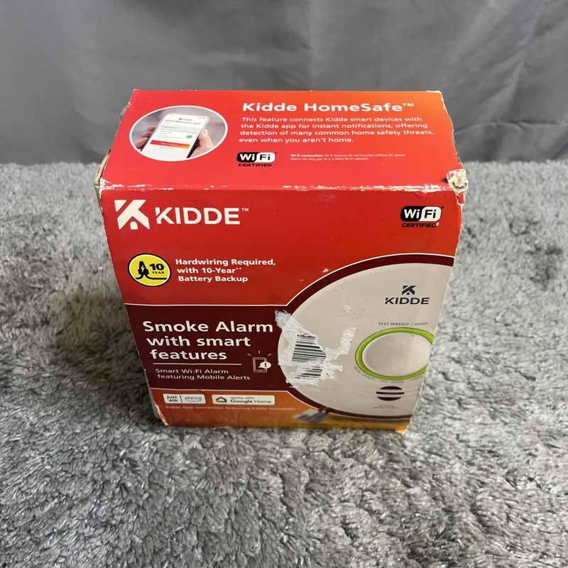 Kidde Hardwired Smoke Detector with Smart Features and Voice Alerts Wi-Fi Enable gallery