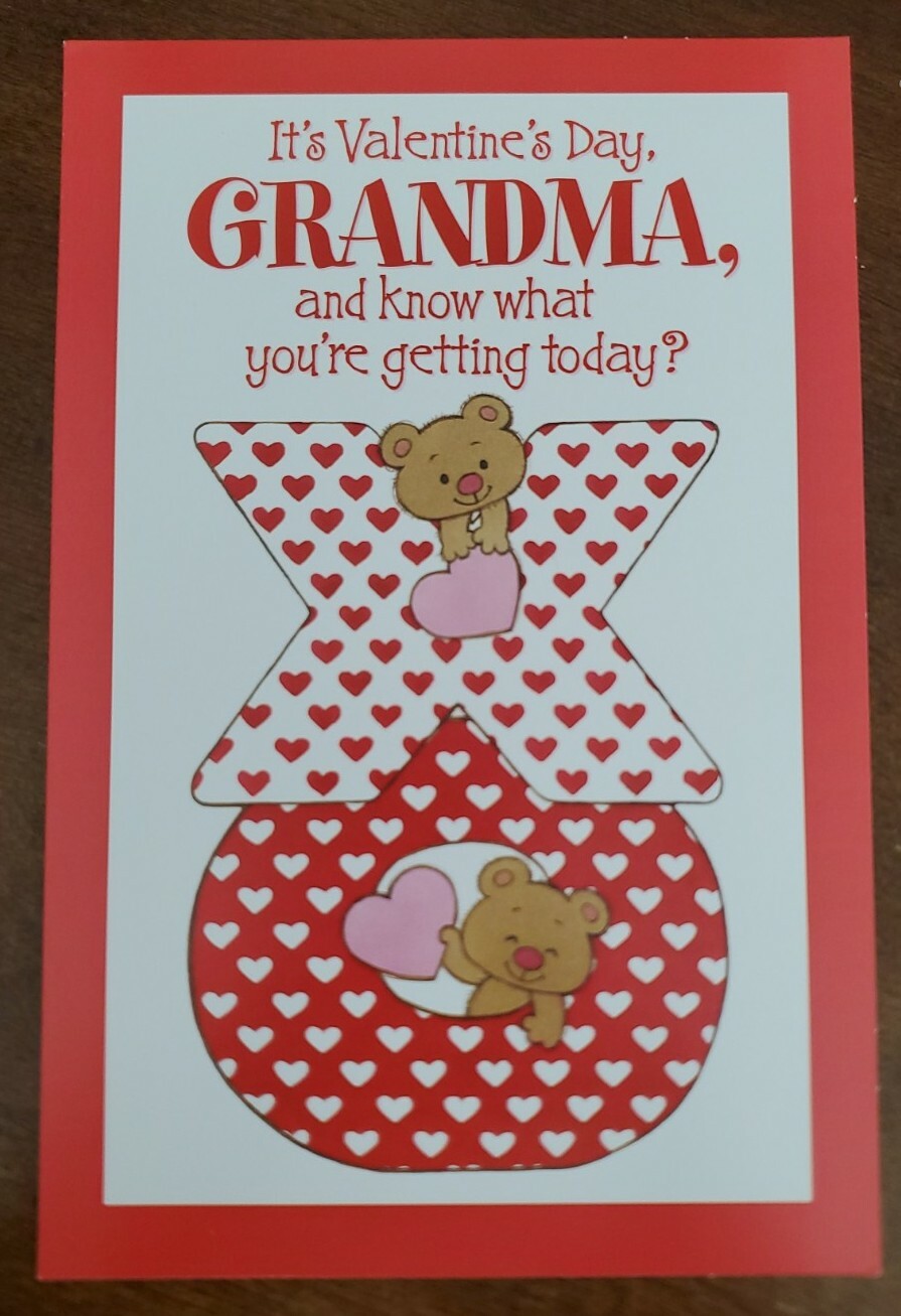 American Greetings Tender Thoughts Valentine's Day Card, Grandma XO teddy bears gallery