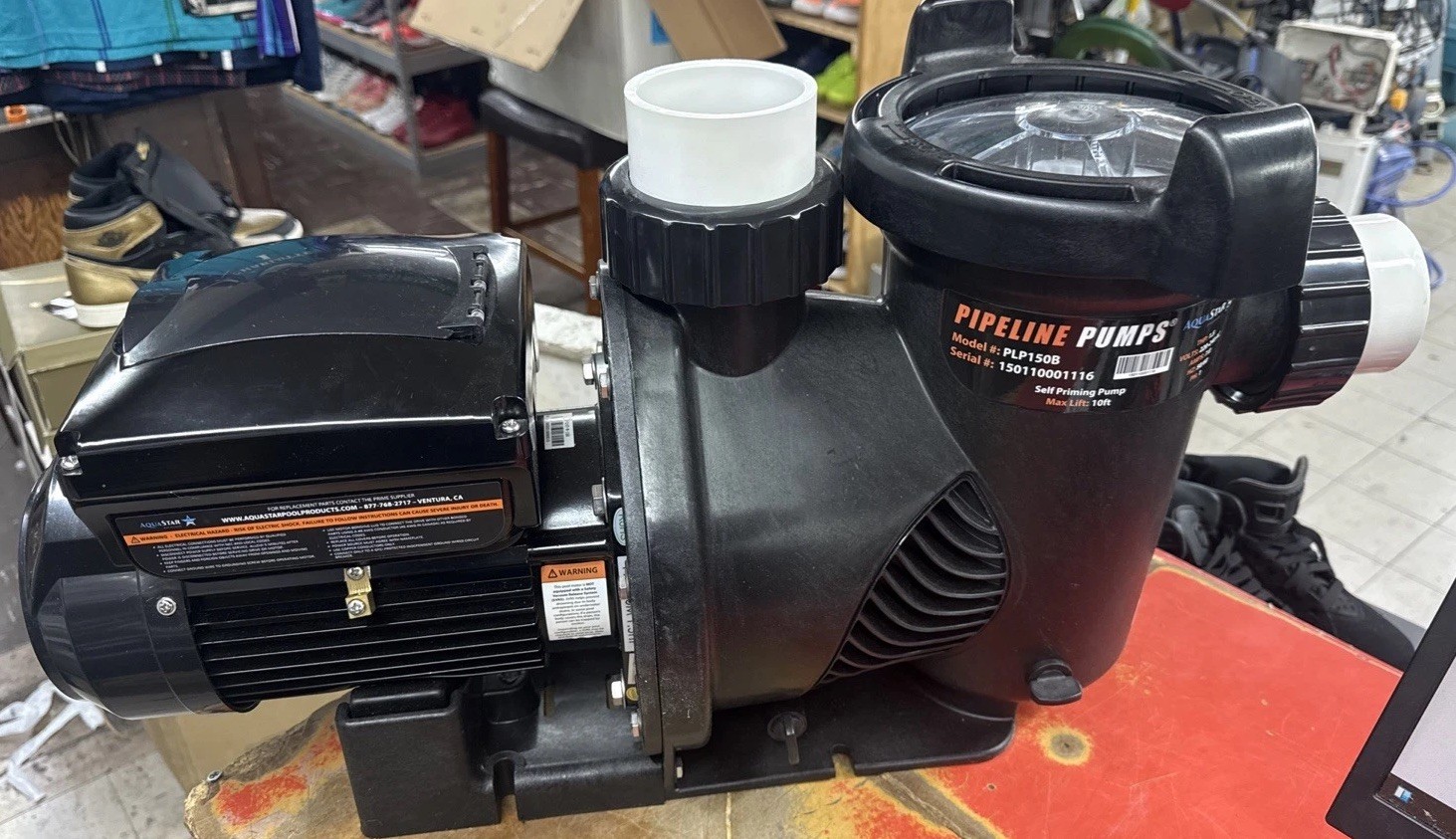 AquaStar Pool Products - 1.5HP BASE PIPELINE PUMP - PLP150B 230v Single Phase gallery