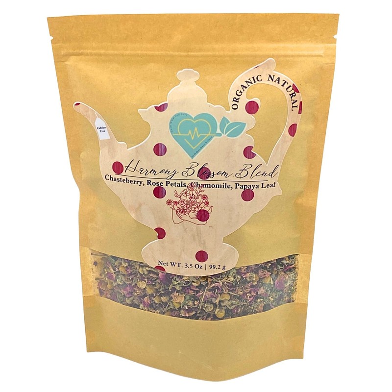 Balancing Herb Blend Chasteberry, Rose, Papaya Leaf Tea Loose Herb Infuse 3.5 oz gallery