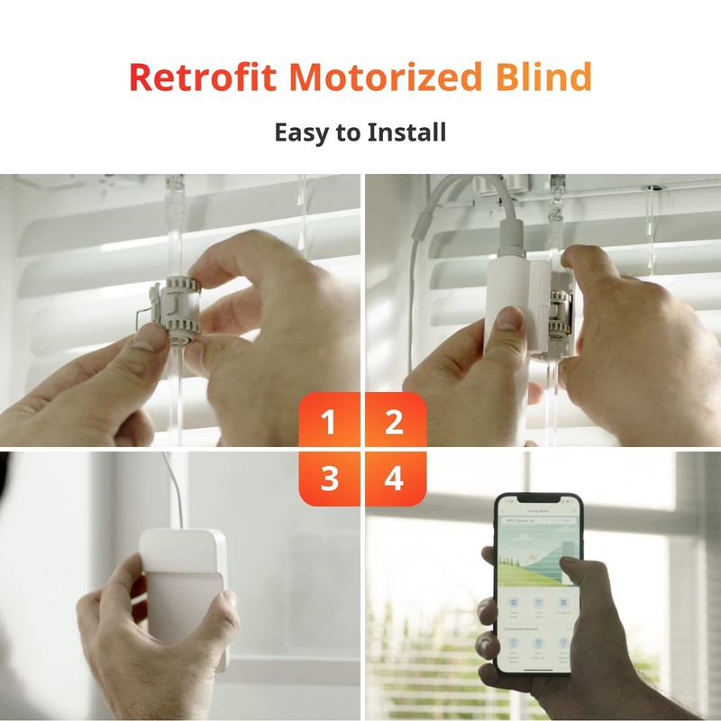 SwitchBot Blind Tilt Motorized Blinds - Smart Electric Blinds, Automatic Blinds gallery