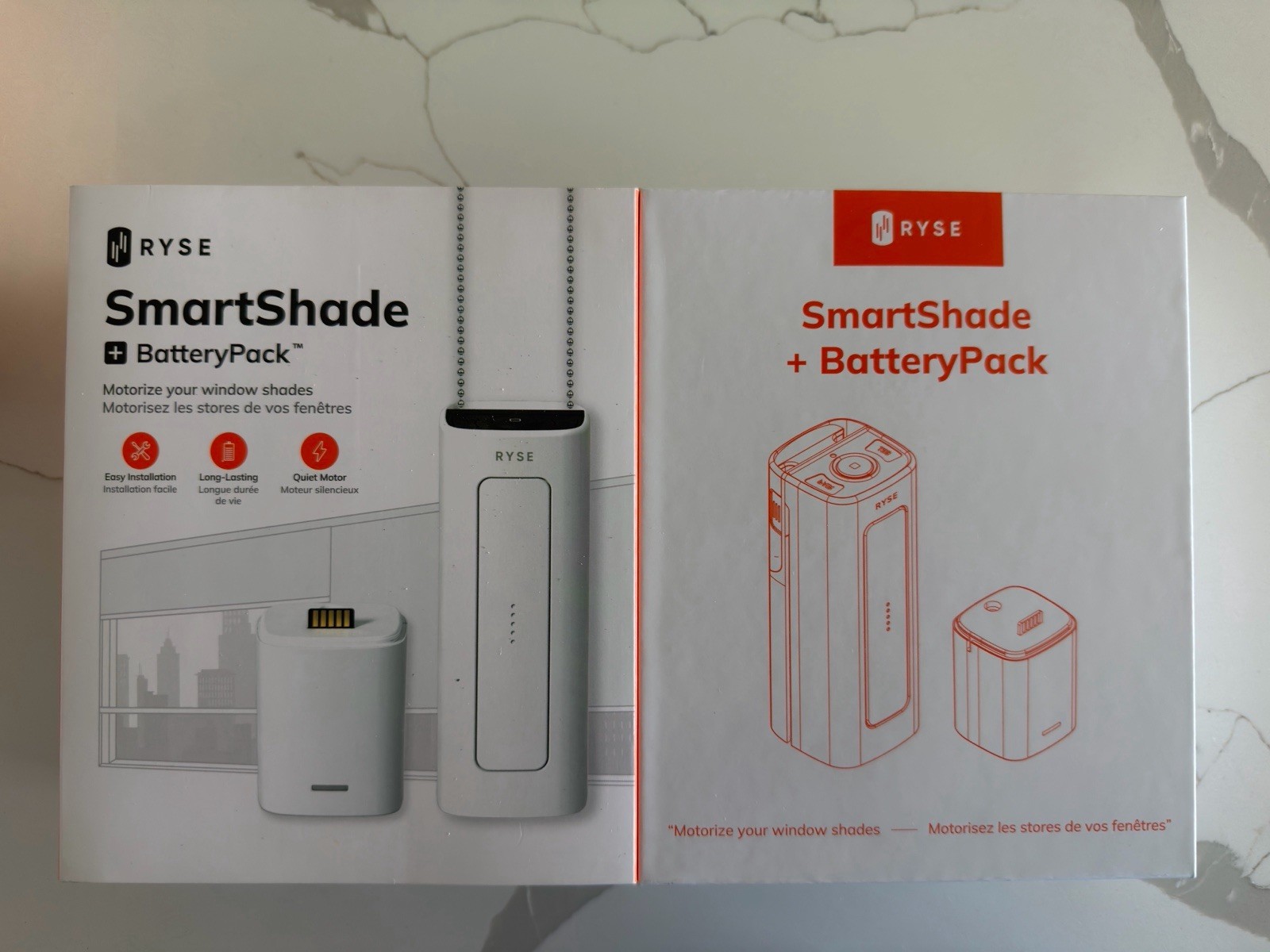 RYSE SmartShade Motorized Roller Shade Controller BatteryPack Smart Home White gallery
