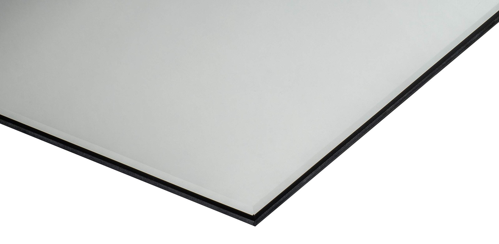 Red Co. 12" x 18" Large Decorative Frameless Beveled Edge 18"L x 12"W, Silver gallery