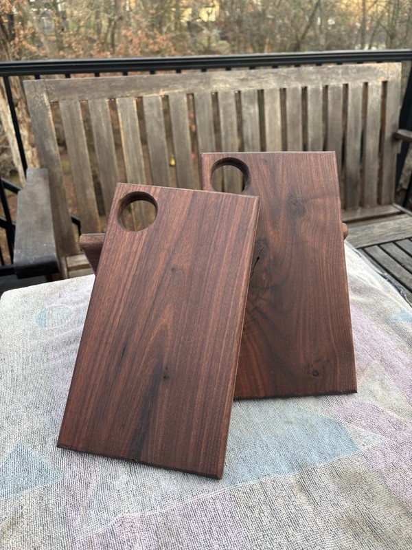 Walnut cutting boards gallery