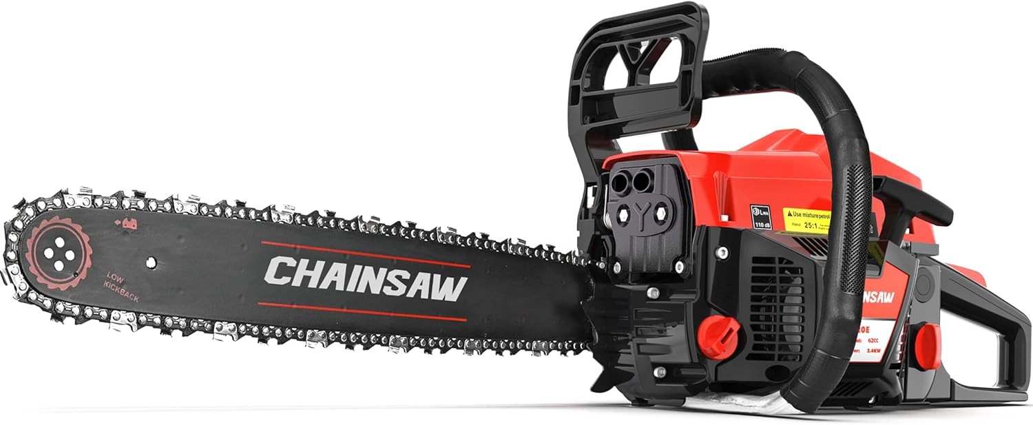 62CC Gas Chainsaw 20 Inch 2 Cycle gallery