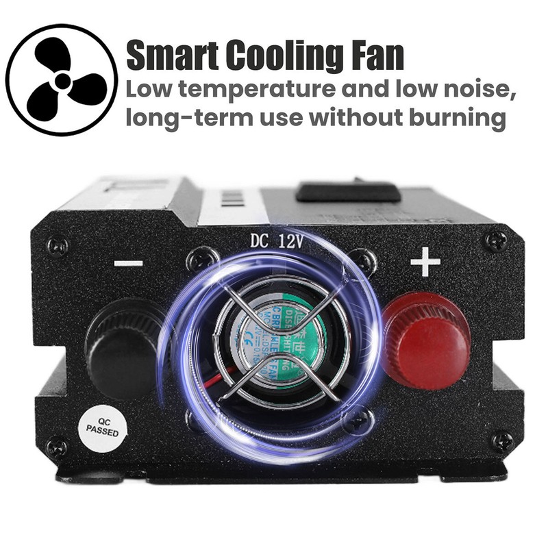 Convertidor De Corriente 5000W Para Autos Carros DC 12V a 110V AC Inversor y USB gallery