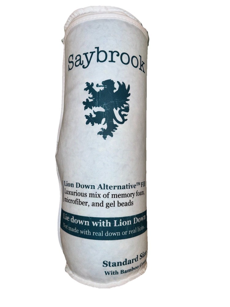 Saybrook Standard Bed Pillow Adjustable Lion Down Alternative FILL ONLY