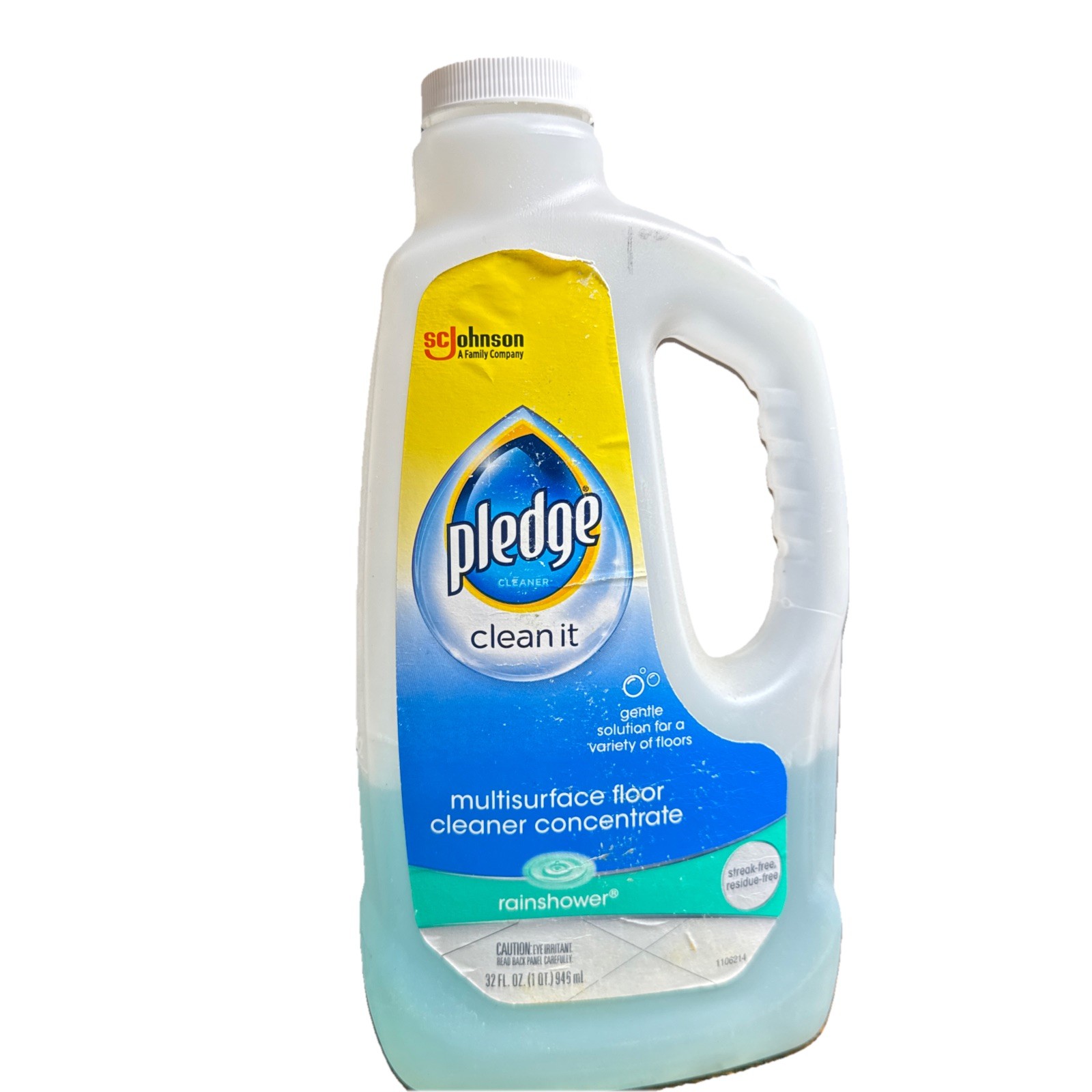 Pledge Floor Care Concentrate Multi-Surface Cleaner 32 oz Rainshower 1/2 Full gallery