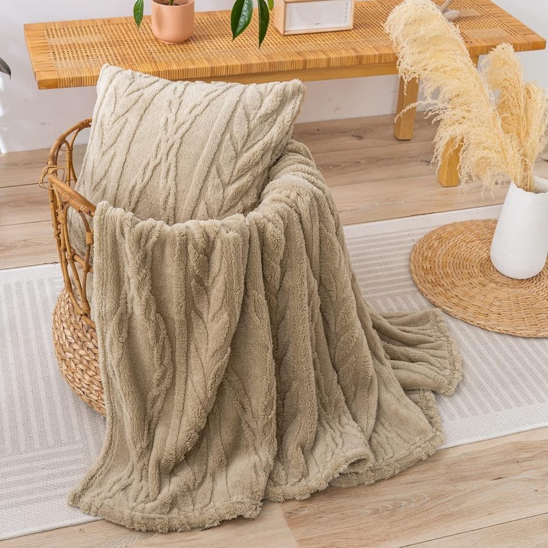Sherpa Large Throw Blanket Single Layer,Light Weight(1.7lb),320GMS-3D Stylish gallery