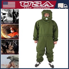 Sand Blasting Suit Protective Hood Splash Work Protection Protective Mask US