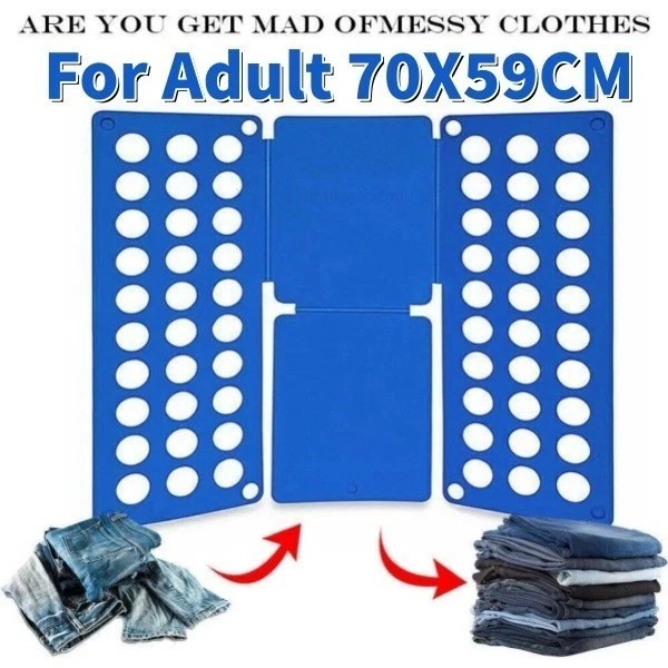Clothes Folder Magic Folding Board Laundry T Shirt Fast Fold Flip For Adult NEW gallery