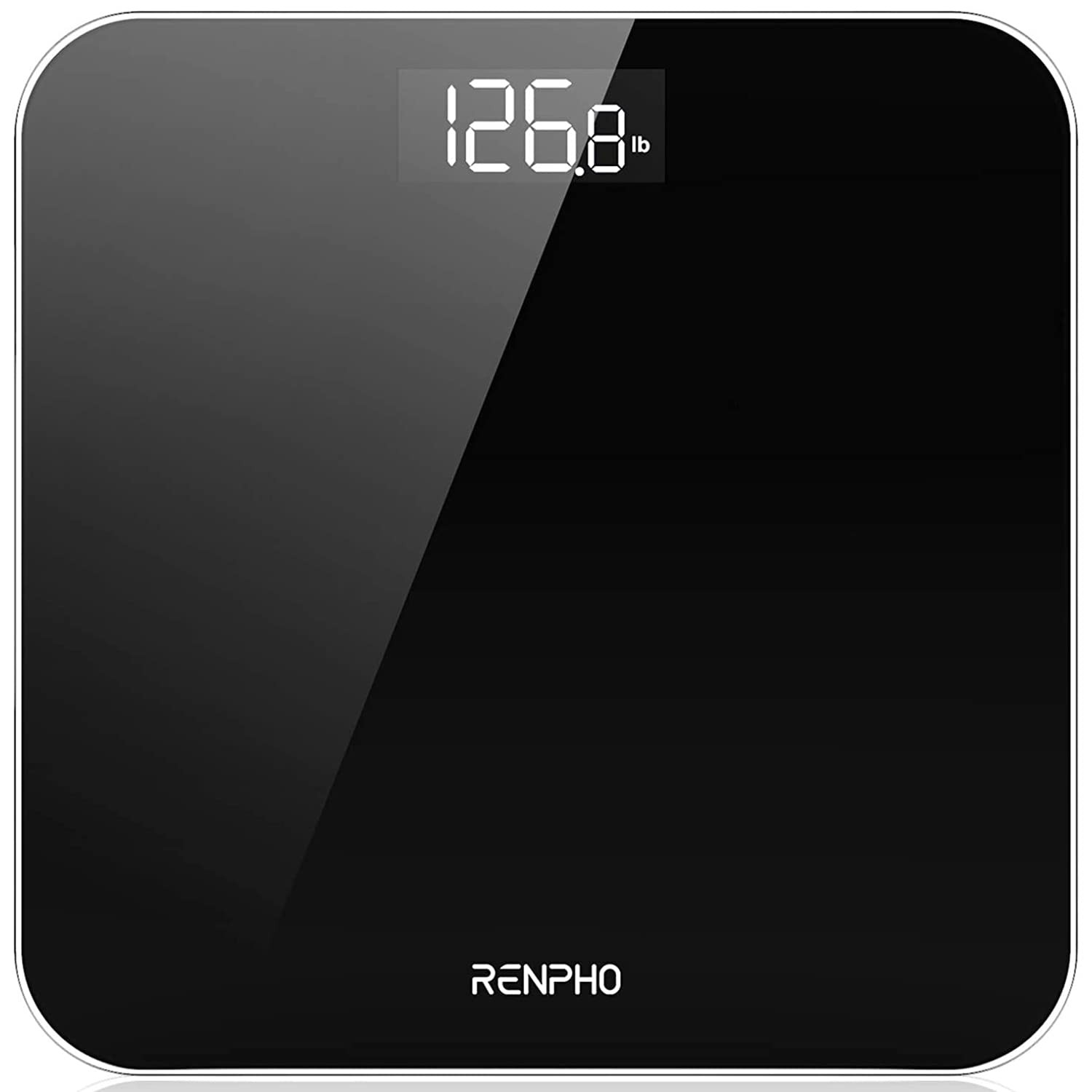 RENPHO Scale for Body Weight, Mechanical Bathroom Weighing 10.2", Black gallery