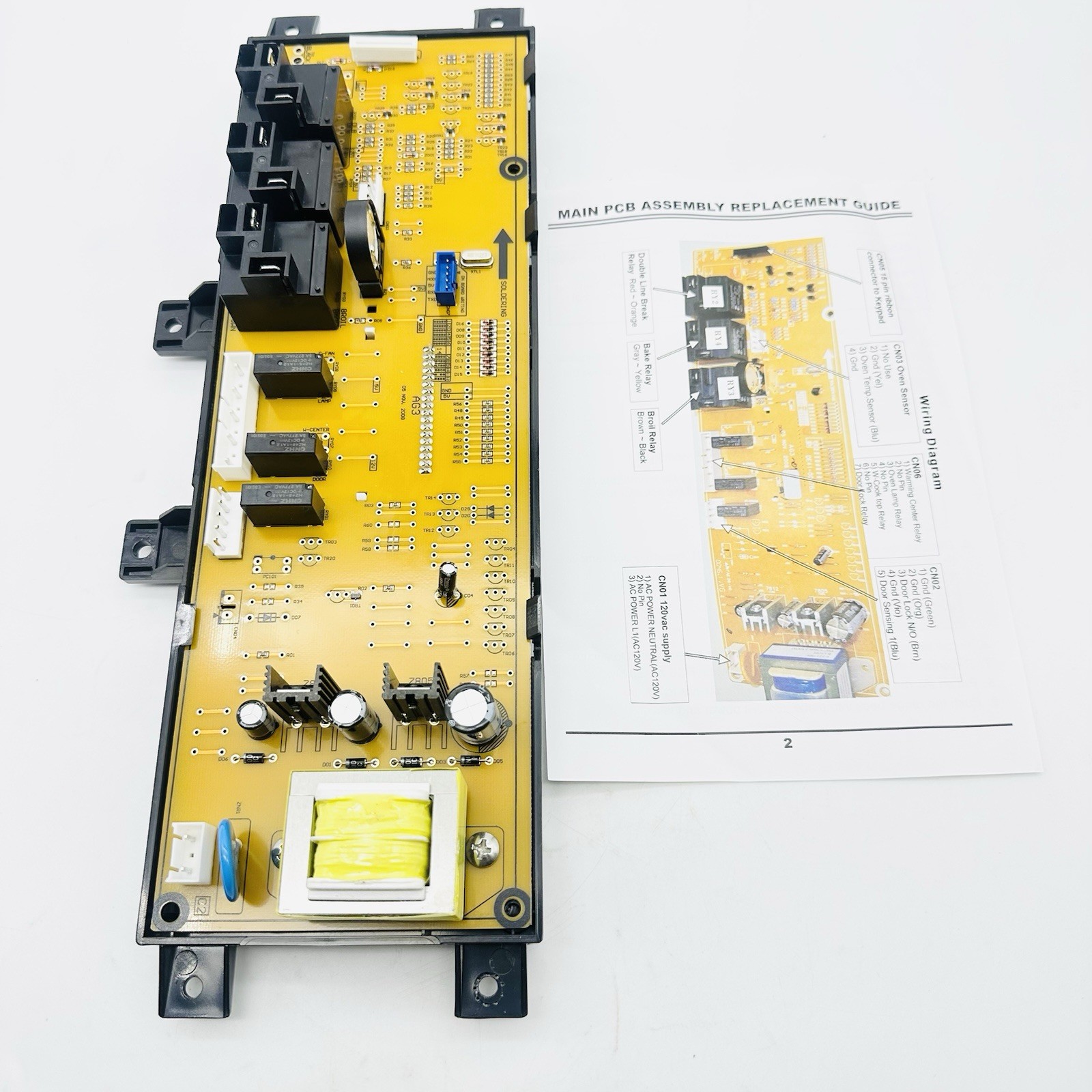 DE92-03045B Range Oven Control Board for Samsung FER300SX/SW/SB gallery