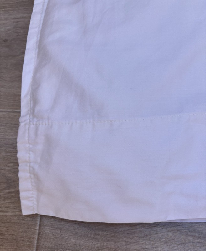 Brooklinen Queen Flat Sheet Cream 100% Cotton Cool Minimalist Natural Fibers gallery