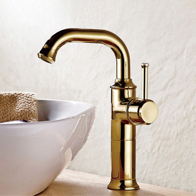 Bathroom Faucet Single Handle Vessel Sink Faucet One Hole Lavatory Mixer Tap gallery