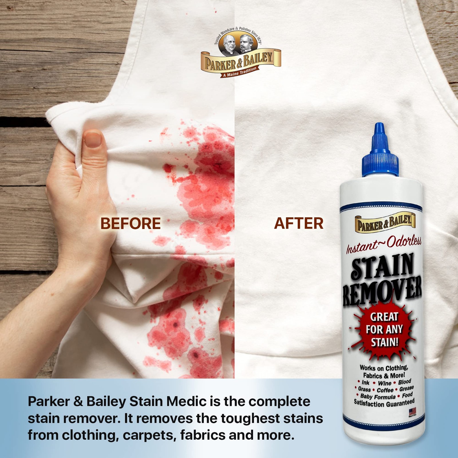 Stain Remover 8 oz - Effective Cleaning Solution for Tough Stains gallery