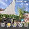 Sun Shade Sail 32 x Triangle Turquoise 190 GSM UV Block Palace World ssET32 gallery