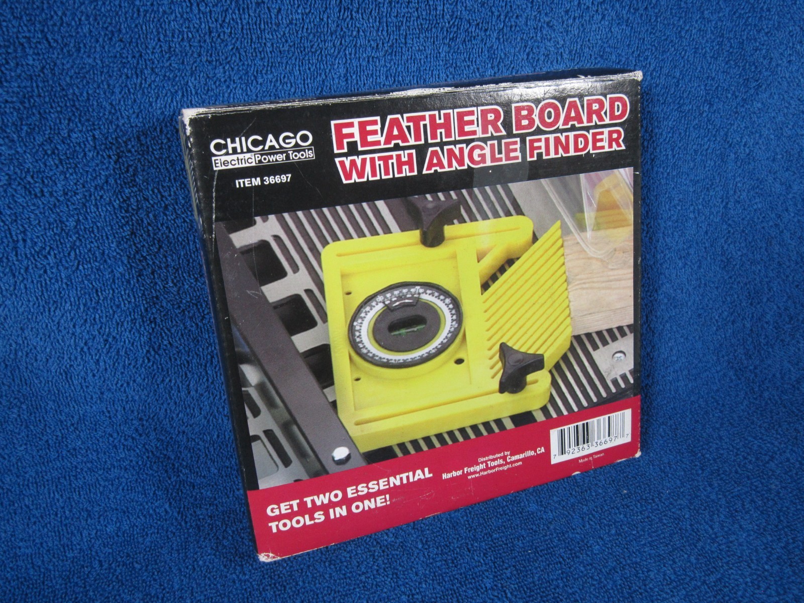 Chicago Tools Feather Board with Angle Finder Miter Guide For Table Saw NIB gallery