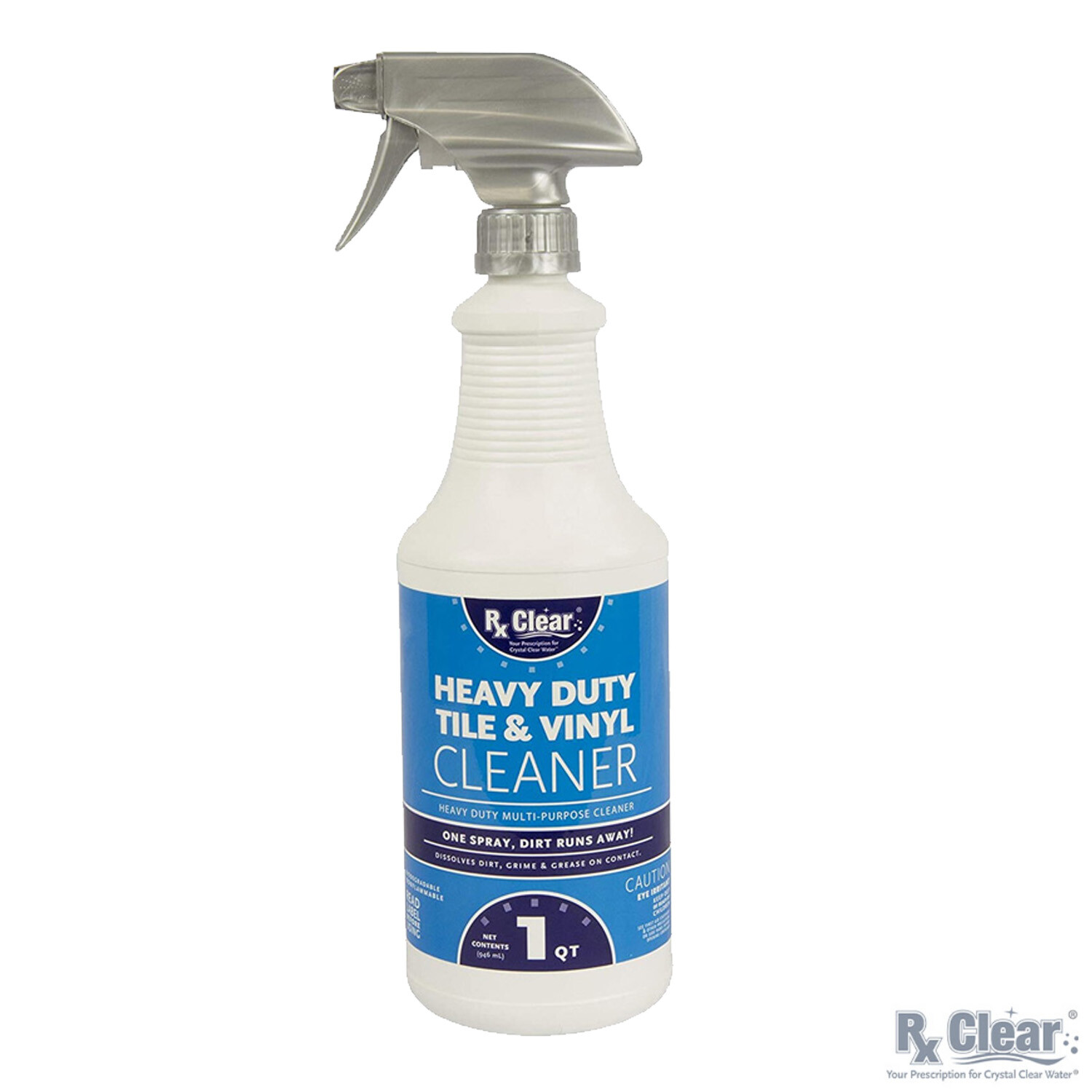Rx Clear Heavy Duty Ceramic Tile & Vinyl Liner Swimming Pool Chemical Cleaner gallery