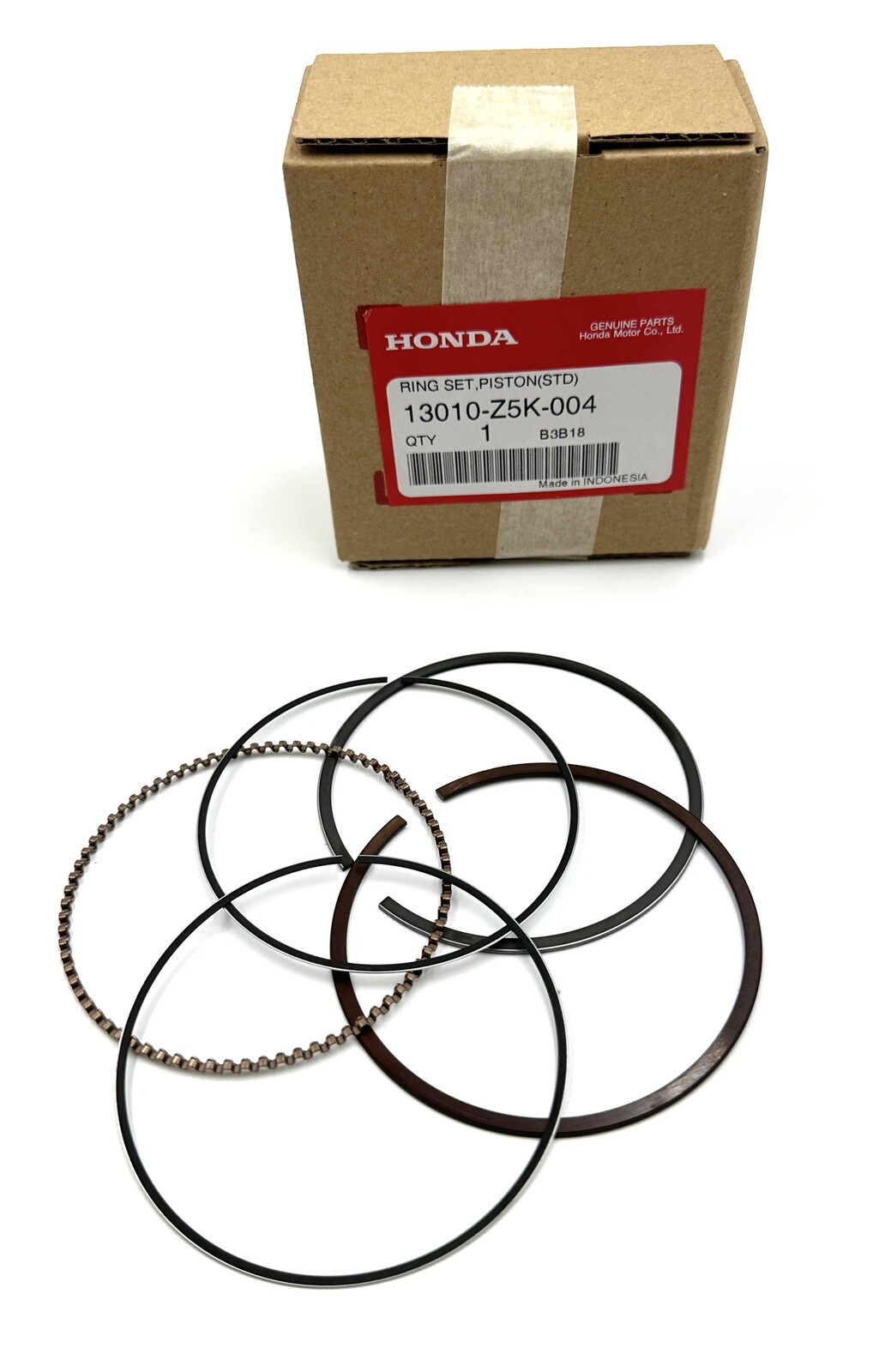 NEW Genuine OEM HONDA Piston Ring Set (STD) GX270 EB5000 EB6500 13010-Z5K-004 gallery