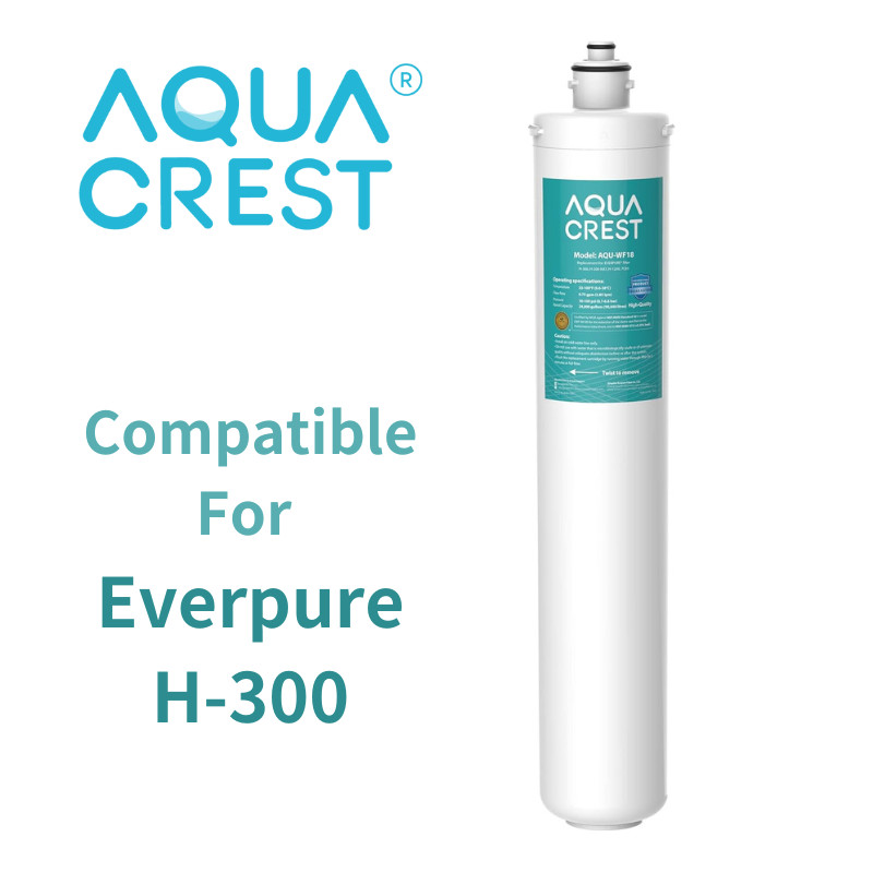 AQUACREST H-300 Under Sink Water Filter, Replacement For Everpure H-300 gallery