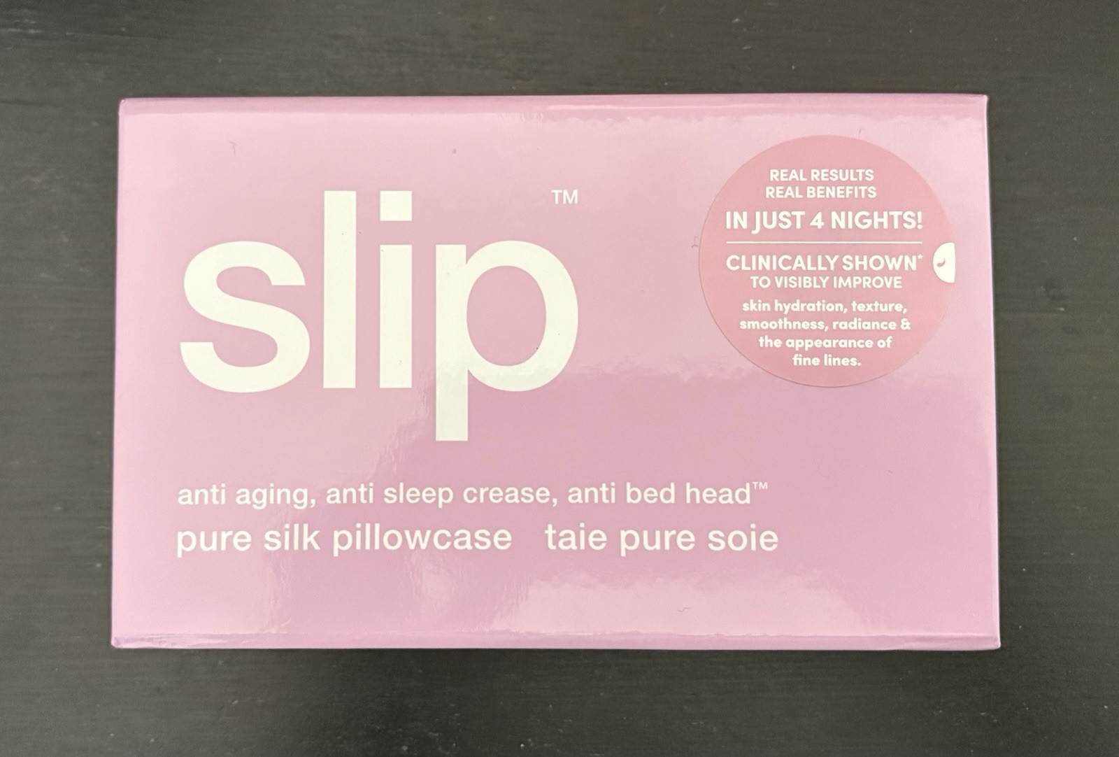 SLIP PURE SILK PILLOWCASE BNIB Wildflower Lilac Lavender Purple QUEEN SIZE gallery