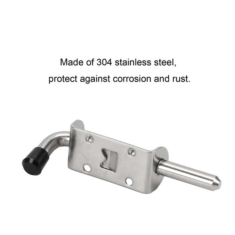 2 Pack Spring Pin Latch Lock For Utility Trailer Tail Gate Loaded Heavy Duty NEW gallery