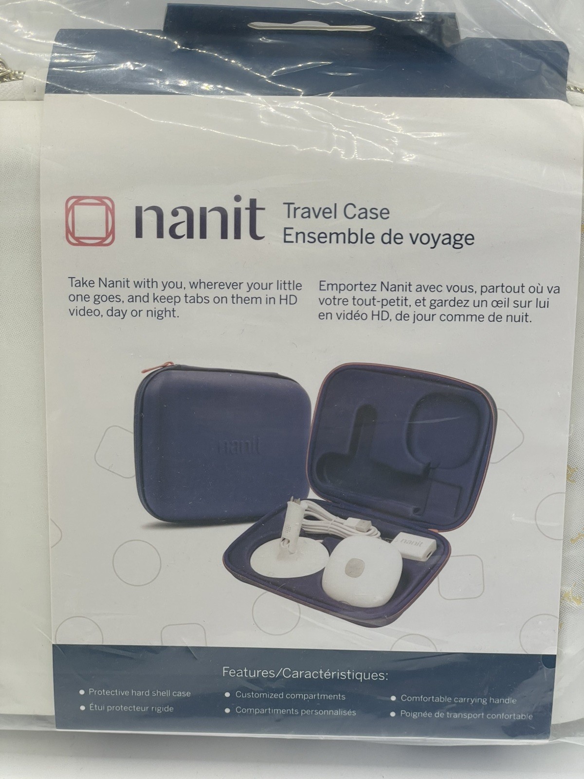 Nanit Travel Case Marble Protective Hard Shell Case Pro Baby Monitor - New gallery