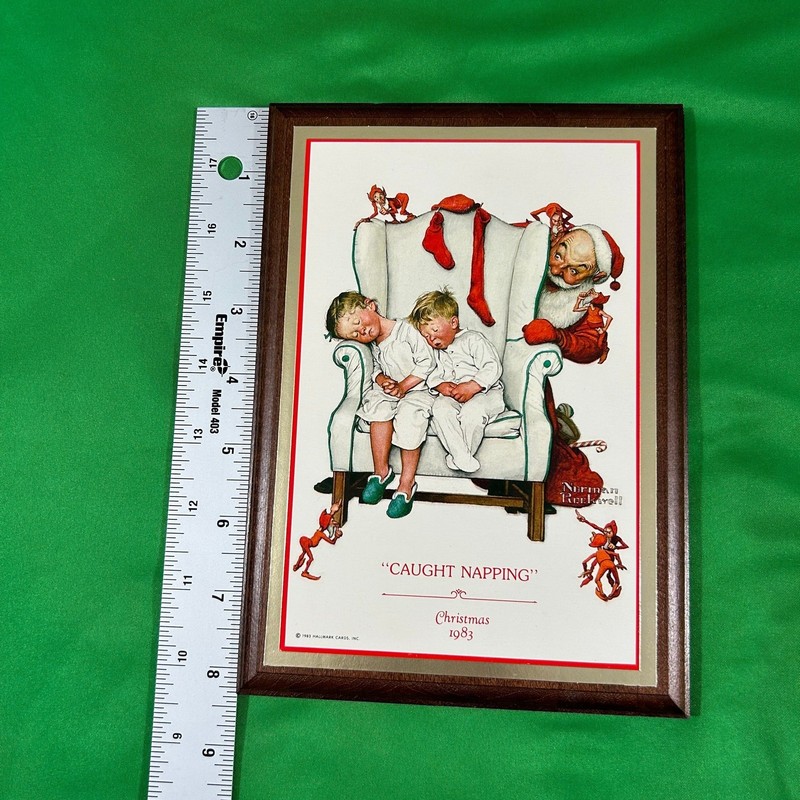 Hallmark "Caught Napping" Norman Rockwell 1983 Made in USA gallery