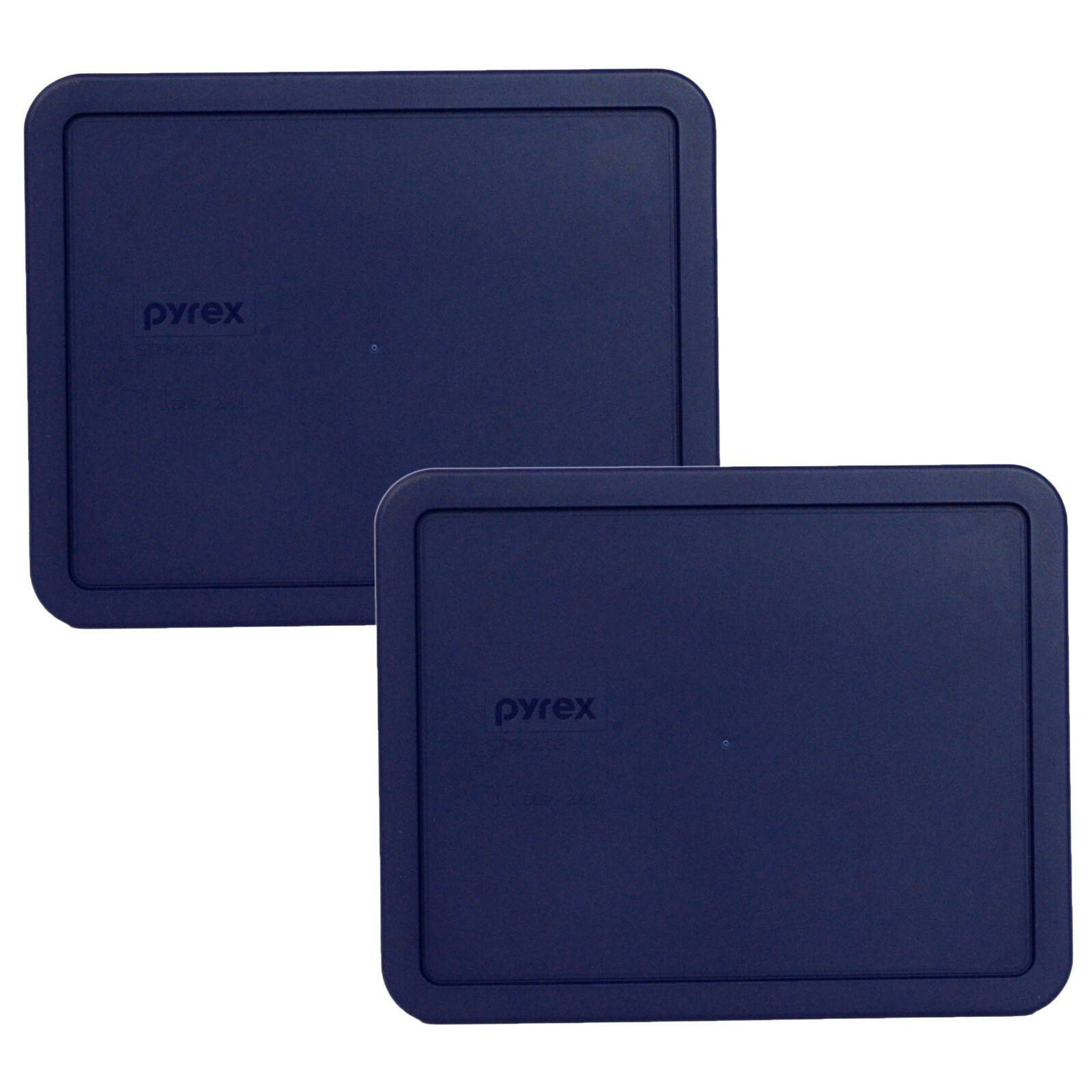 Pyrex Rectangular 11 Cup Replacement Lid Cover Blue 7212-PC 2PK for Glass Bowl gallery