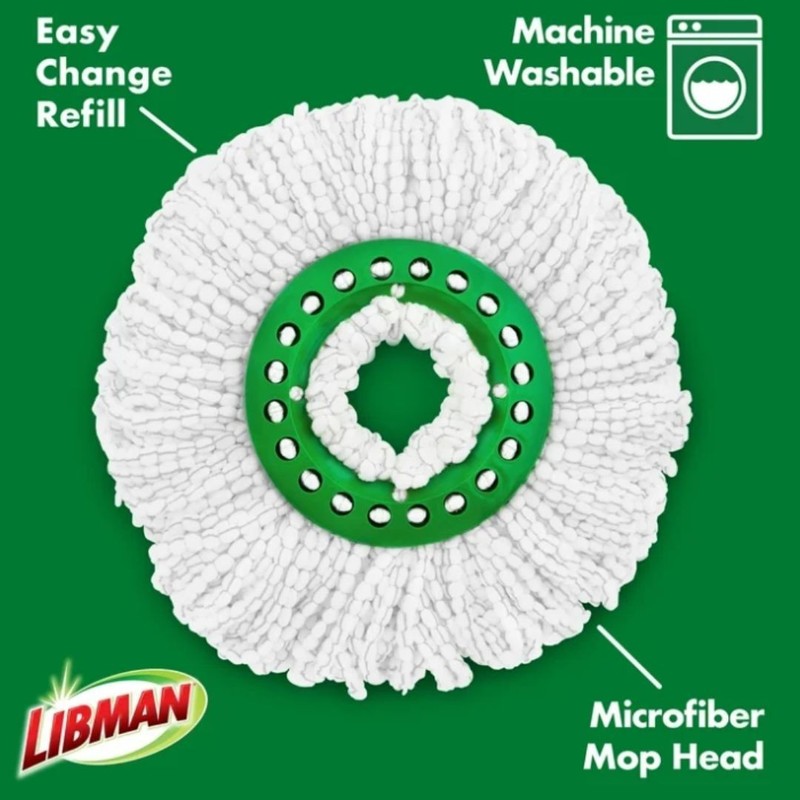 Libman Tornado Spin Mop All-in-One Floor Cleaning Kit with Advanced Microfiber H gallery