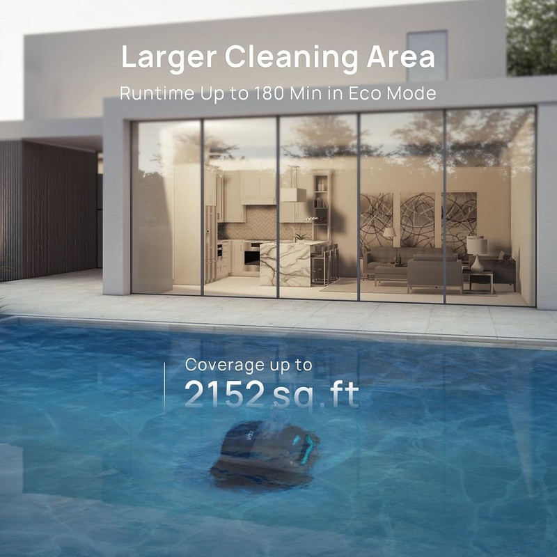 WYBOT C2 Vision AI Camera Cordless Pool Vacuum Robot for inground Pools gallery