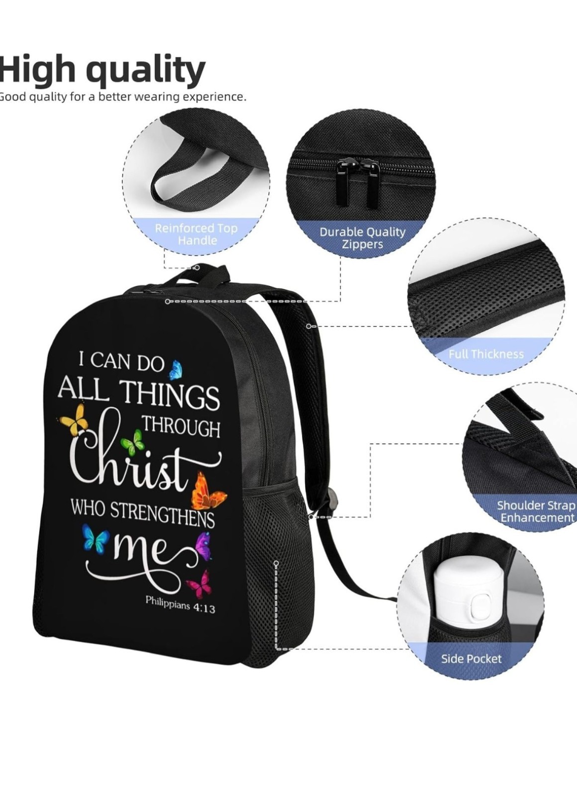 Universal Large Capacity Durable Backpack Set Of 2 5