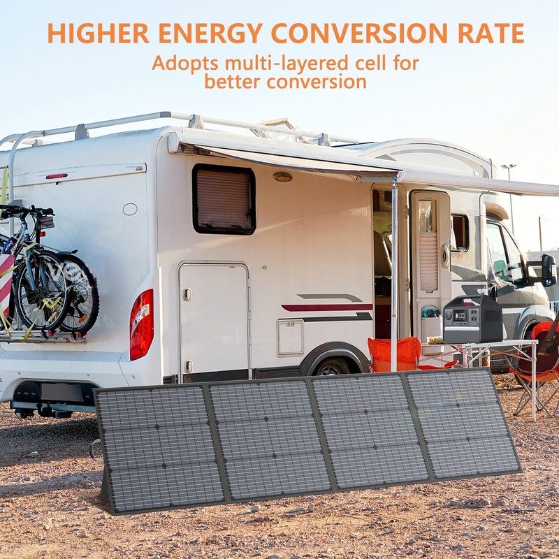 220w Portable Solar Panel Foldable for EcoFlow Bluetti Jackery Solar Refurbished gallery