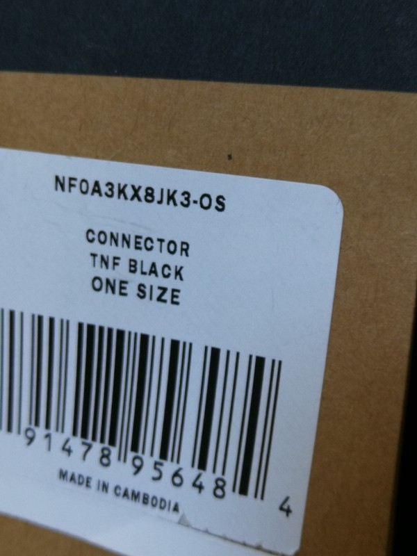 The North Face Connector Backpack mongo Logo NWT Black 28L 5