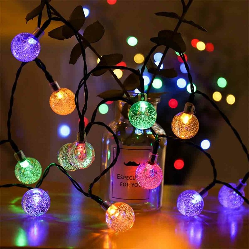 23Ft 50 LED Outdoor Solar Powered String Lights for Patio Yard Porch Party Decor gallery