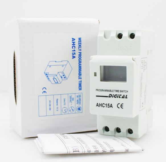 Digital LCD DIN Programmable Weekly Rail Timer AC 110V 16A Time Relay Switch New gallery