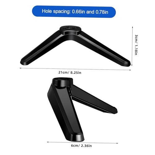 Universal Tv Mount Stand 2 Pcs Tabletop Tv Brackets with Screws Spacers gallery