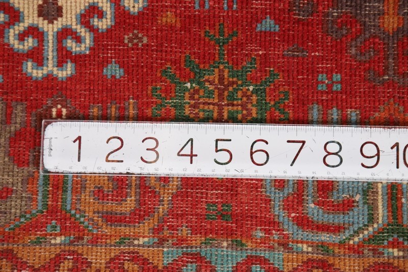 Vibrant Kazak Pakistani Rug Handmade Tradition Geometric Patterns Wool 2x3 ft gallery