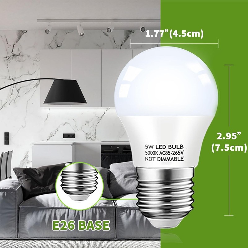 2 PACK Refrigerator Light Bulb LED 40W Waterproof Frigidaire Freezer Switch, NEW gallery