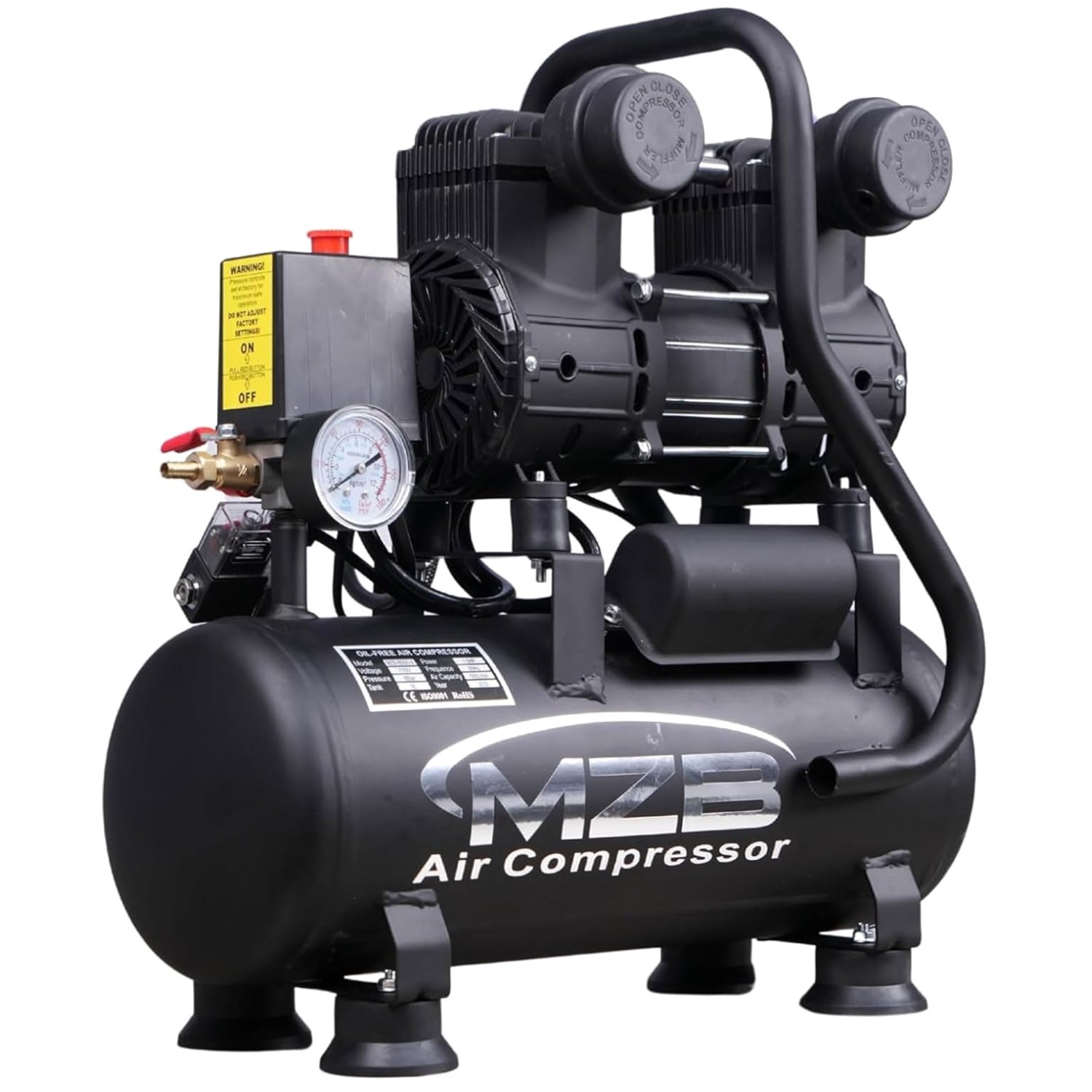 MZB 2.4 Gal Air Compressor for Spray Painting gallery