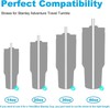 8 Pack Replacement Straws for Stanley 30 40 Oz Adventure Quencher Travel Tumbler gallery