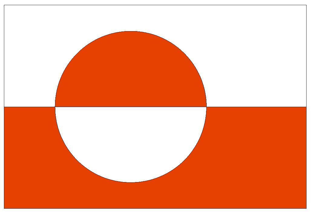 Greenland International Flag Sticker Decal F196 gallery