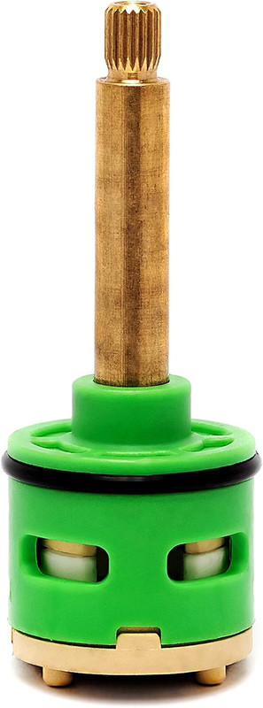 Ceramic Cartridge Valve Replacement Shower Diverter 3-Way Brass 33Mm gallery